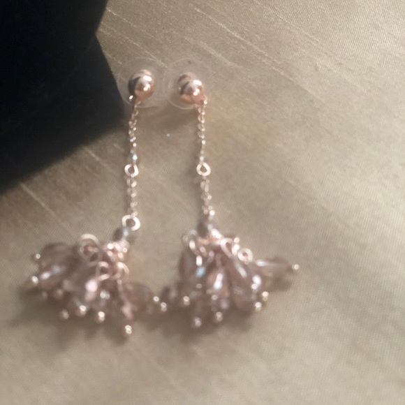 Crystal necklace & matching dangle earrings - Picture 3 of 6